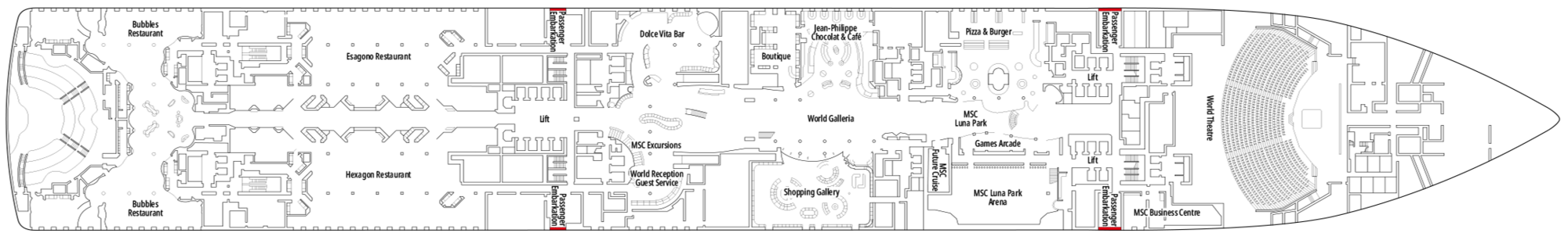 Deck 6 - Nassau plan